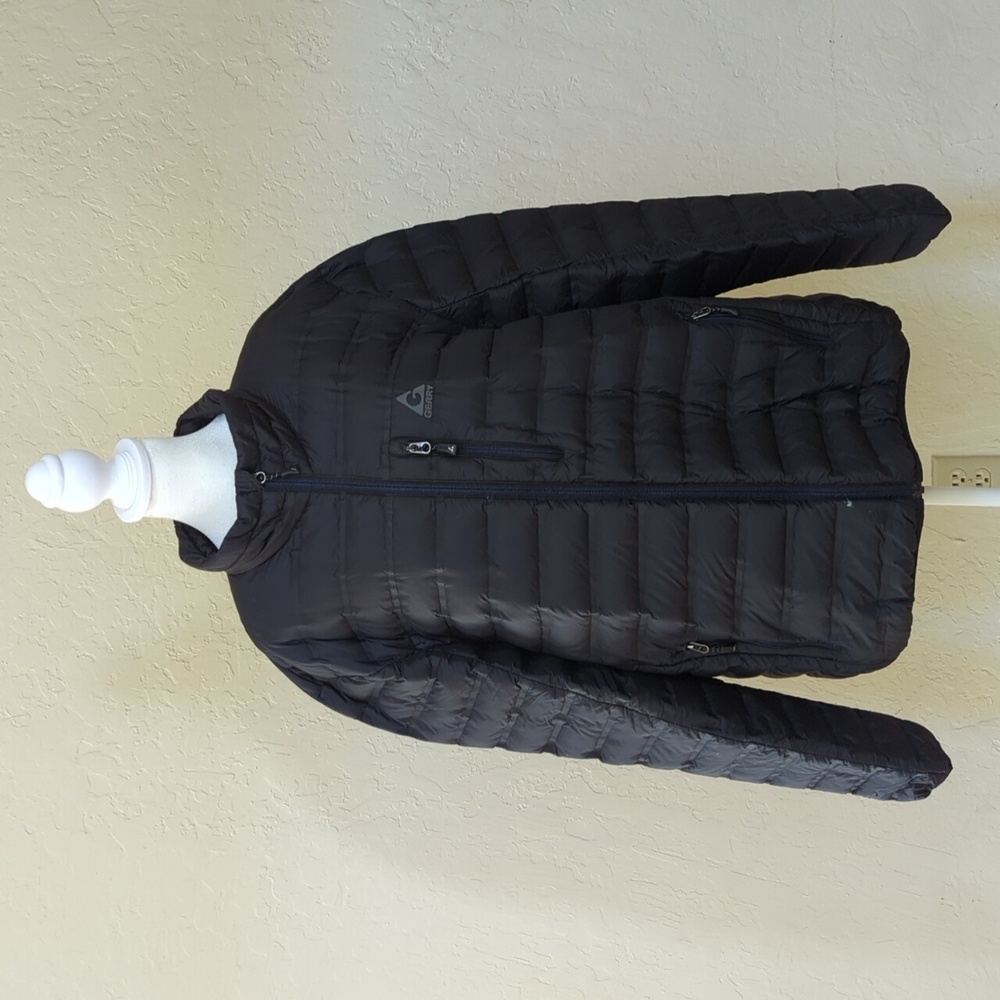 Gerry Men's Black Lightweight Packable Down Puffer Jacket Size XXL